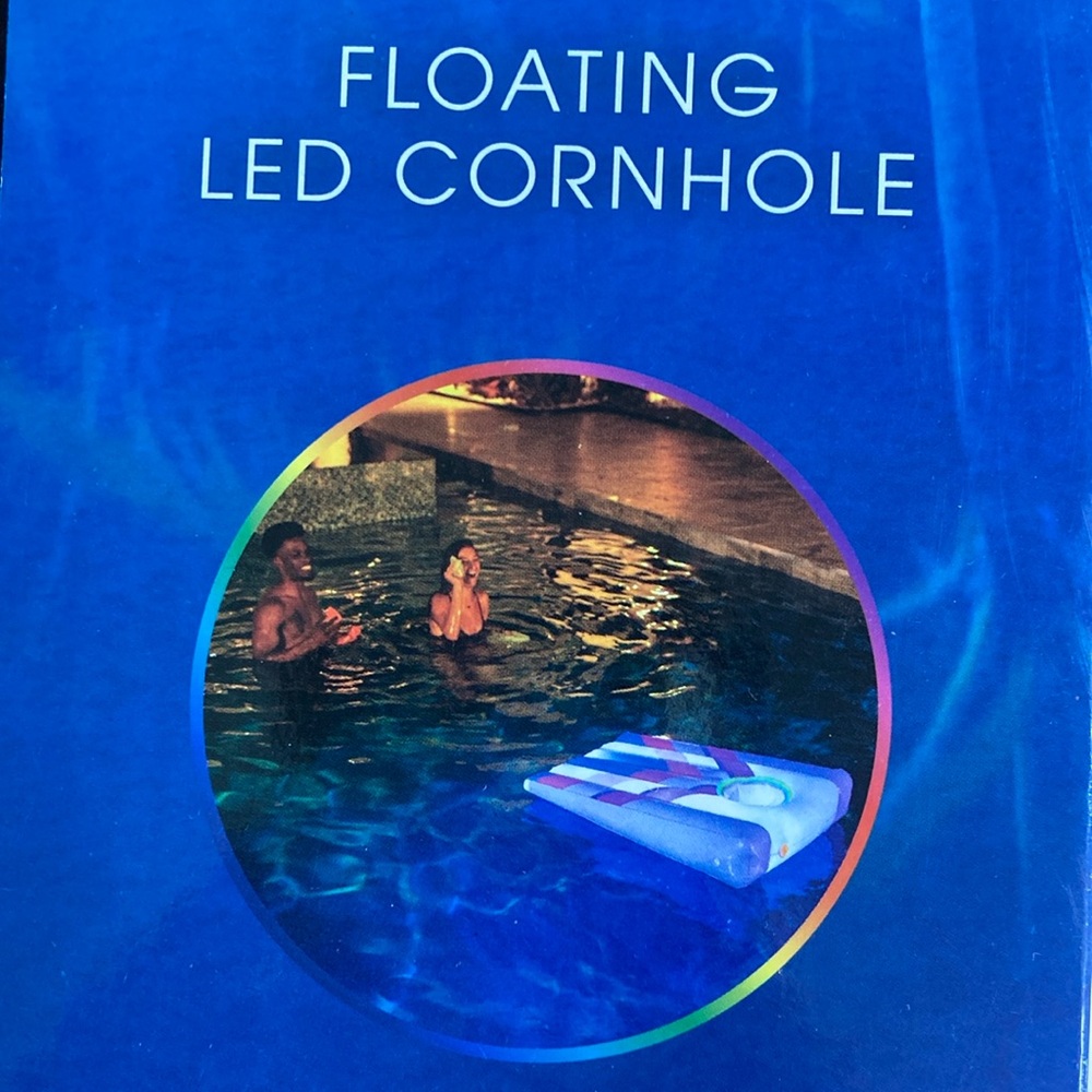 PoolCandy Floating LED Cornhole - Picture 3 of 9